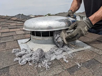 Cleaning Dryer Vent On Roof in Lyndhurst
