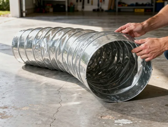 Lyndhurst Dryer Vent Cleaning specialist using advanced equipment for thorough duct cleaning in Lyndhurst