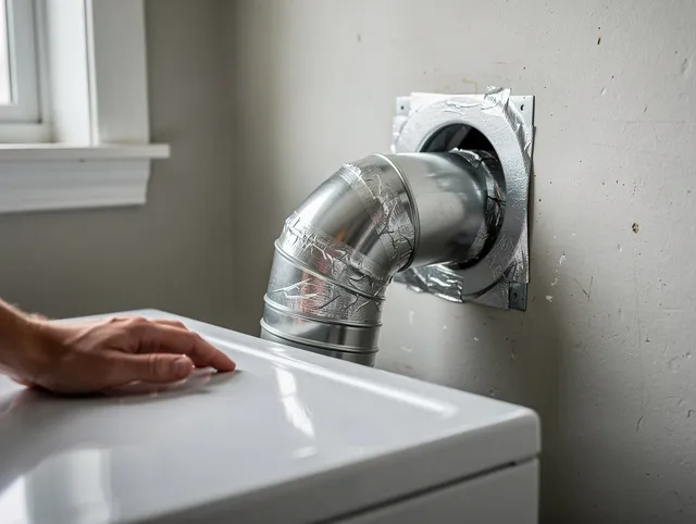 Lyndhurst Dryer Vent Cleaning expert performing professional dryer vent repair and installation in Lyndhurst