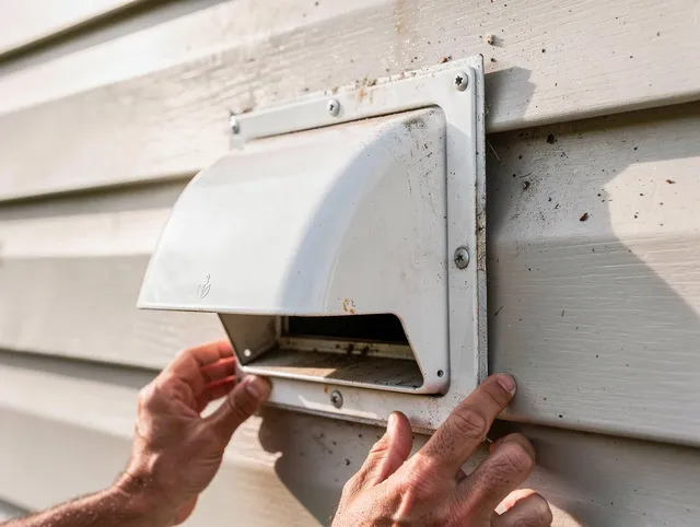 Lyndhurst Dryer Vent Cleaning technician delivering thorough residential dryer vent cleaning service in Lyndhurst